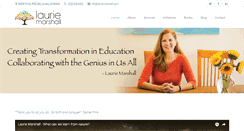 Desktop Screenshot of laurie-marshall.com